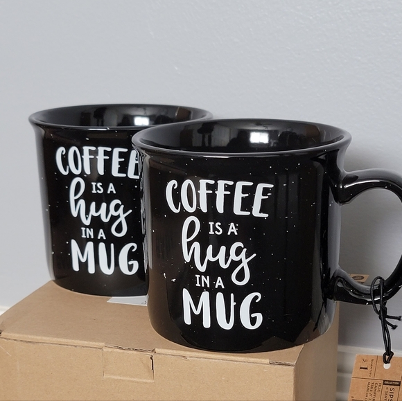 NWT! Set of 2! Coffee is a Hug in a Mug - Picture 2 of 5